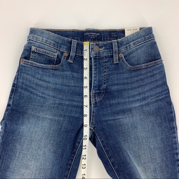 Lucky Brand NWT Ava Mid-Rise Skinny Cropped Jeans, 4/27 - Picture 13 of 16